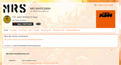 Desktop Screenshot of ktm-mayer.de