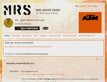 Tablet Screenshot of ktm-mayer.de
